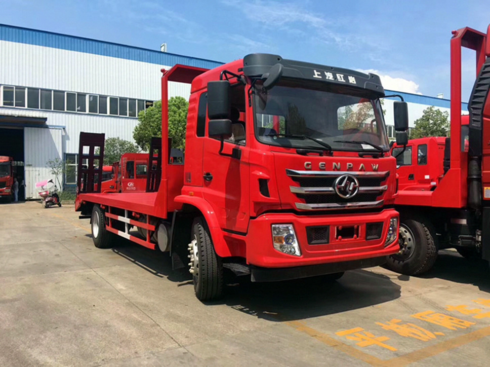 【20噸】上汽紅巖平板運(yùn)輸車(chē)
